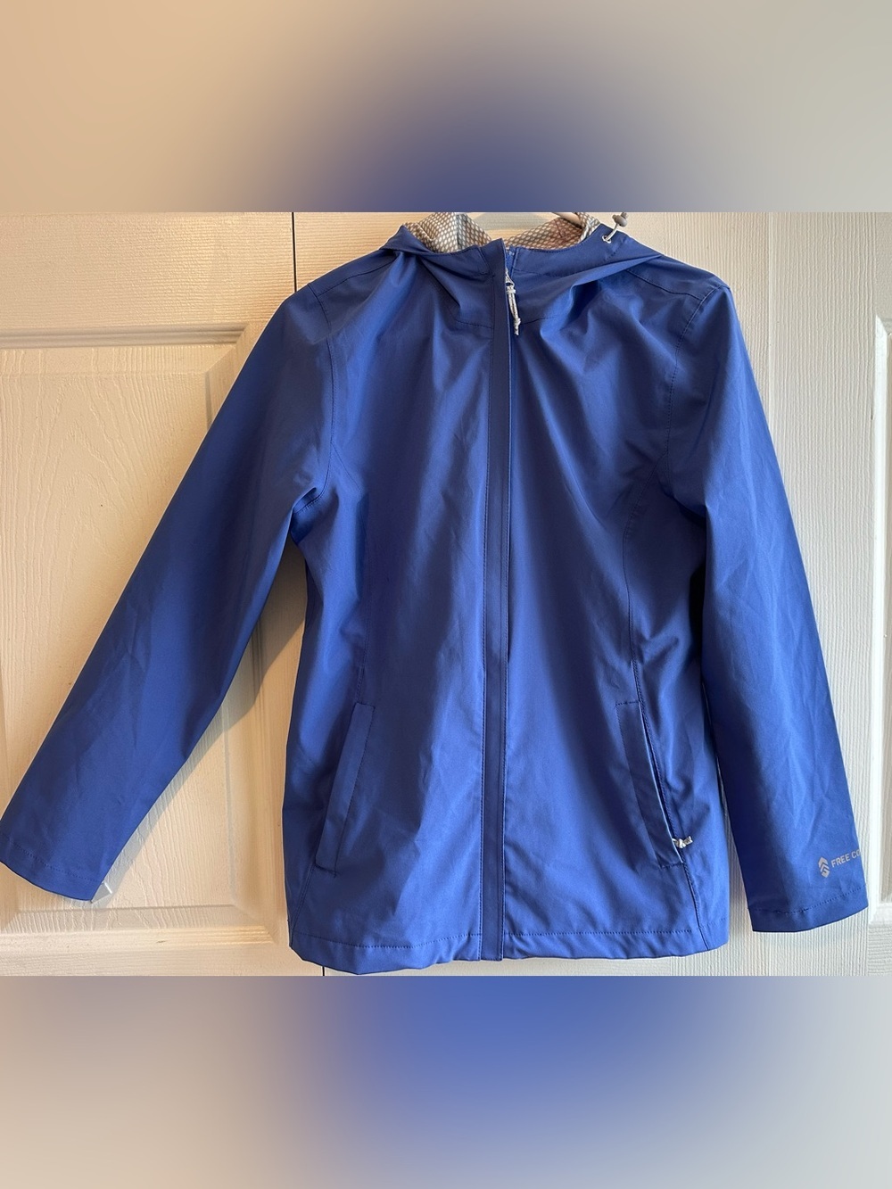 Free Country Blue Women’s  Waterproof Hooded Jacket